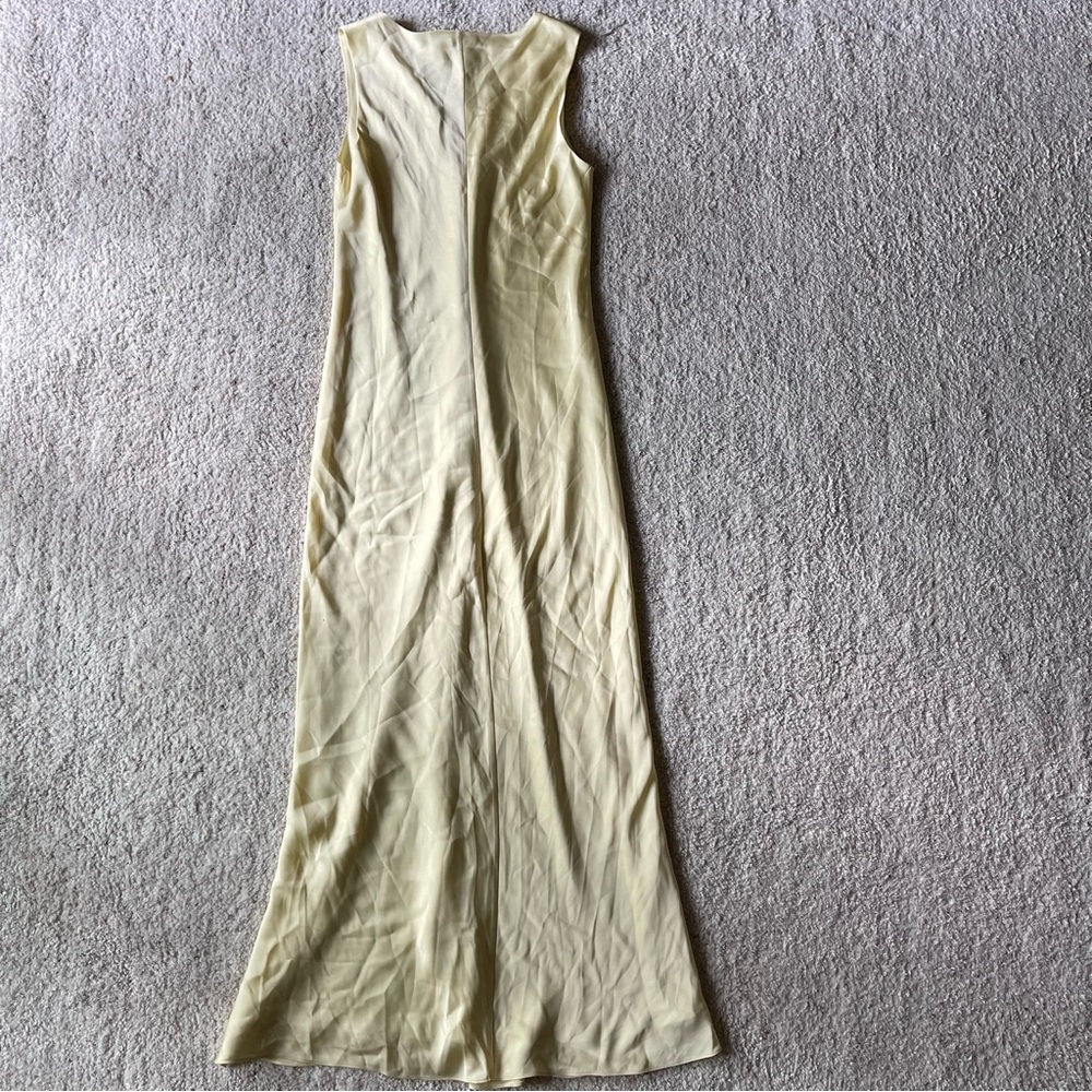 Favorite Daughter Pale Lemon V-Neck Sleeveless Maxi Dress - Picture 6 of 11